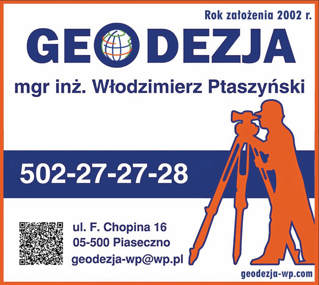 mapy projektowe PIASECZNO